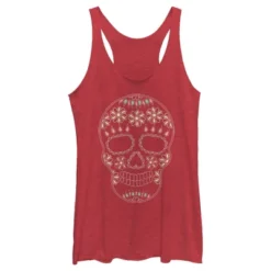 Women's Lost Gods Halloween Sugar Skull Racerback Tank Top -Wear for all Store GUEST a9c99b1b 6362 4ab7 91b3 76403fecb74a