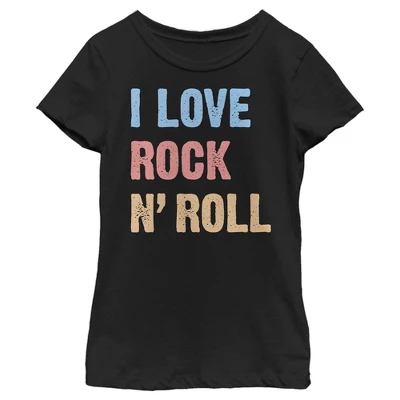 Girl's Lost Gods I Love Rock N' Roll T-Shirt 3 Girl's Lost Gods I Love Rock N' Roll T-Shirt - Image 3