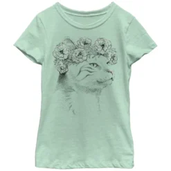 Girl's Lost Gods Cat In Flower Headband T-Shirt 7 Girl's Lost Gods Cat In Flower Headband T-Shirt -Wear for all Store GUEST b15a699a 61be 4cfc 88d6 624f909beac6