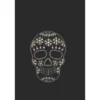 Women's Lost Gods Halloween Sugar Skull Scoop Neck
