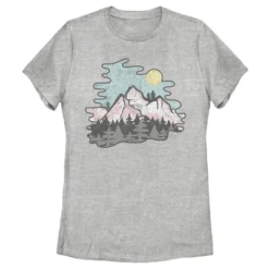 Women's Lost Gods Moonlight Mountains T-Shirt -Wear for all Store GUEST b807adfe 8bff 4645 b51b 58015831be54