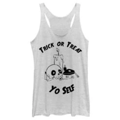Women's Lost Gods Halloween Trick Or Treat Yourself Racerback Tank Top -Wear for all Store GUEST b9be0411 e886 42b4 820a 32abab915737