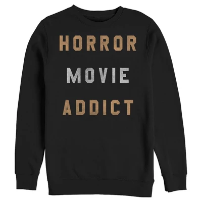 Men's Lost Gods Halloween Horror Movie Addict Sweatshirt 3 Men's Lost Gods Halloween Horror Movie Addict Sweatshirt - Image 3