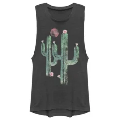 Junior's Lost Gods Watercolor Cactus Festival Muscle Tee -Wear for all Store GUEST c62c4e75 ee62 430a b834 c52ef12887b7