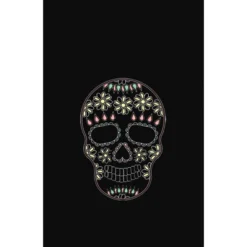 Junior's Lost Gods Halloween Sugar Skull Racerback Tank Top