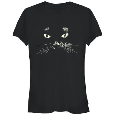 Junior's Lost Gods Black Cat Face T-Shirt 4 Junior's Lost Gods Black Cat Face T-Shirt - Image 4
