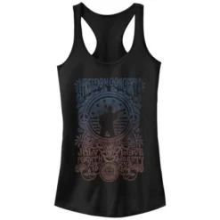Junior's Lost Gods Freedom Concert July Fourth Racerback Tank Top -Wear for all Store GUEST c9091dc7 df32 4a38 8bae 472a27e372d3