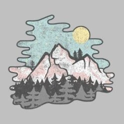 Women's Lost Gods Moonlight Mountains T-Shirt