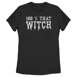 Women's Lost Gods Halloween 100% That Witch T-Shirt -Wear for all Store GUEST c9c8f88e 0bbb 406e 884d 3fb3ab7ab589