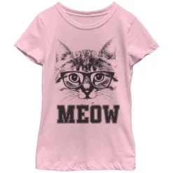 Girl's Lost Gods Cat Glasses Meow T-Shirt -Wear for all Store GUEST cb138a9f bd3b 41a6 a3ad 0384dbd94391