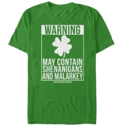 Men's Lost Gods St. Patrick's Day Contain Malarkey T-Shirt -Wear for all Store GUEST ceb44283 dc2b 4bd7 9523 e532923c7d72