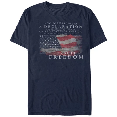 Men's Lost Gods Fourth Of July Declaration Of Independence T-Shirt 3 Men's Lost Gods Fourth Of July Declaration Of Independence T-Shirt - Image 3