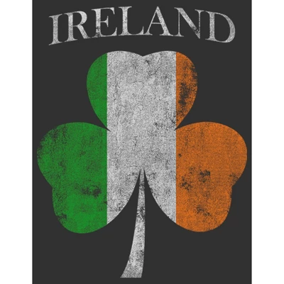 Men's Lost Gods St. Patrick's Day Distressed Irish Clover Flag T-Shirt 1 Men's Lost Gods St. Patrick's Day Distressed Irish Clover Flag T-Shirt