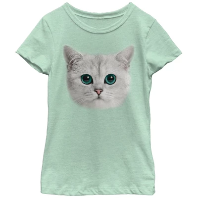Girl's Lost Gods Cat Stare T-Shirt 2 Girl's Lost Gods Cat Stare T-Shirt - Image 2