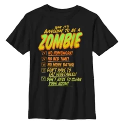 Boy's Lost Gods Halloween Awesome Being A Zombie T-Shirt 5 Boy's Lost Gods Halloween Awesome Being A Zombie T-Shirt -Wear for all Store GUEST dbb77de8 4912 4f19 a553 ac634286b987