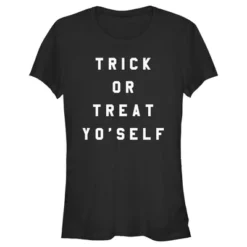 Junior's Lost Gods Halloween Trick Or Treat Yo' Self T-Shirt 5 Junior's Lost Gods Halloween Trick Or Treat Yo' Self T-Shirt -Wear for all Store GUEST e324f16a e7d2 4930 b2ef b3f0cfc1ee4d