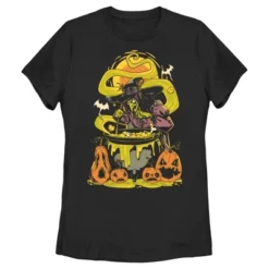 Women's Lost Gods Halloween Witches' Brew Scene T-Shirt -Wear for all Store GUEST eb5b3178 24e8 4c64 92d3 86211894f532