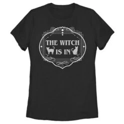 Women's Lost Gods Halloween The Witch Is In Cats T-Shirt -Wear for all Store GUEST ec9c4fdf 429f 4a5d be03 1a6a07cb20b1