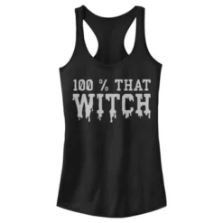 Junior's Lost Gods Halloween 100% That Witch Racerback Tank Top 7 Junior's Lost Gods Halloween 100% That Witch Racerback Tank Top -Wear for all Store GUEST f1e70deb 0d1b 48c2 a674 abb6b92425ae