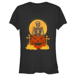Junior's Lost Gods Halloween Skeleton And Jack-O'-Lantern T-Shirt 5 Junior's Lost Gods Halloween Skeleton And Jack-O'-Lantern T-Shirt -Wear for all Store GUEST f43e31c7 2b92 469f 86a0 12d686cdbc32