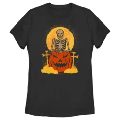 Women's Lost Gods Halloween Skeleton And Jack-O'-Lantern T-Shirt 5 Women's Lost Gods Halloween Skeleton And Jack-O'-Lantern T-Shirt -Wear for all Store GUEST f4b990ee 1bb2 4b3c 9f74 1c47c5cfde06