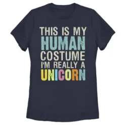 Women's Lost Gods Unicorn In Human Costume T-Shirt -Wear for all Store GUEST ff6d4f4a 661c 4717 a719 a7a67e9c8b28